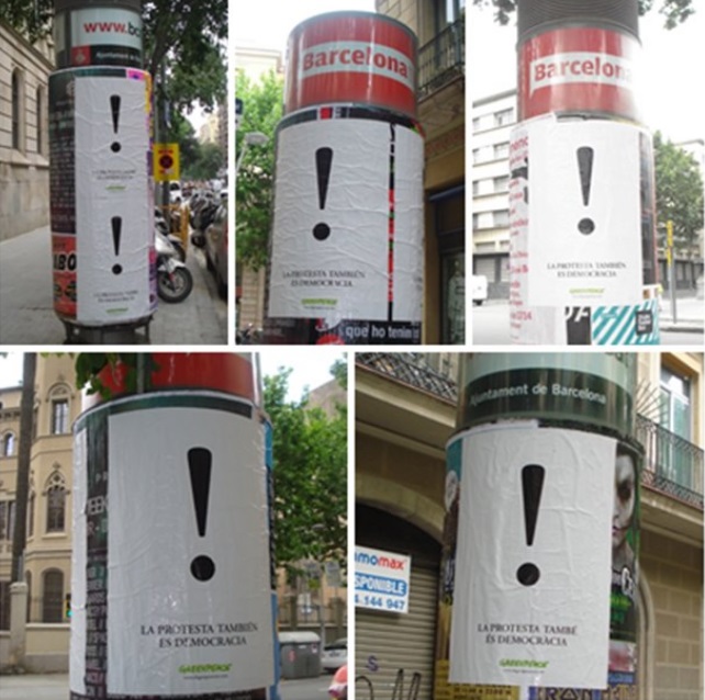 carteles greenpeace