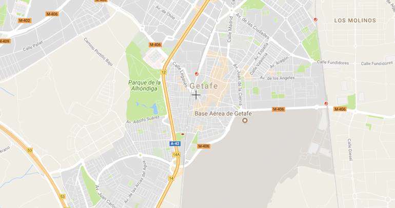 mapa getafe