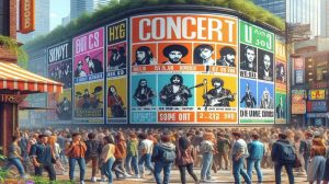 carteles pàra conciertos barcelona madrid valencia