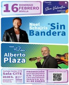 ejemplo de pegada de carteles de conciertos en Sevilla ciudad