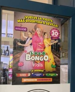 ejempo publicidad con carteles en Sevilla