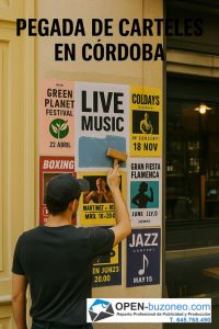 pegada de carteles en cordoba