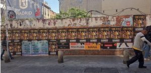 pegada de afiches en madrid