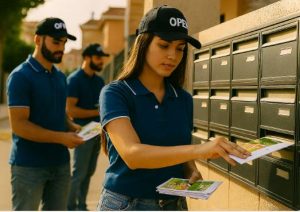 repartidora de buzoneo en Madrid