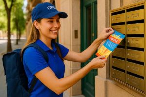 repartidora de flyers en barcelona