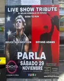 pegada de carteles en parla para tributos de musica