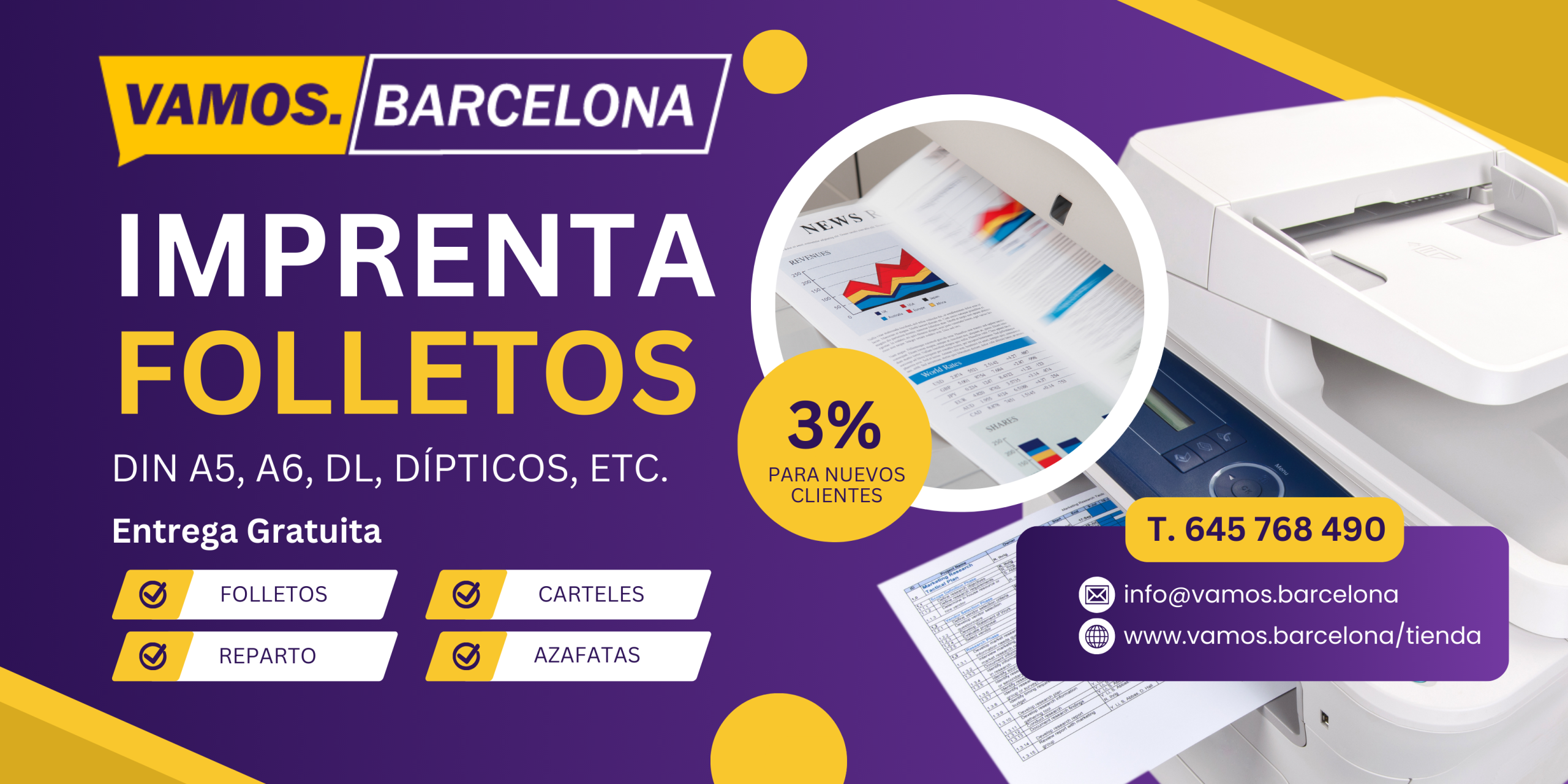 imprenta de folletos